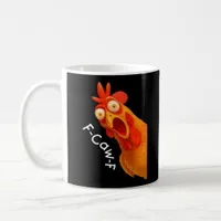 Gothic Humor Funny F-Caw-F Crow Coffee Mug