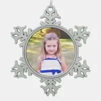 Personalize this Snowflake Ornament Just add Photo