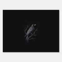 Crow, F-Caw-F Funny Bird Moon Gothic Adult Humor T Sign