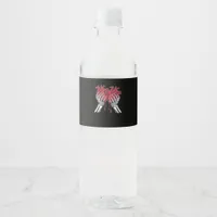 Bone To Be Your Valentine - Valentines Day Funny S Water Bottle Label