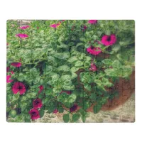 Purple Petunias Jigsaw Puzzle