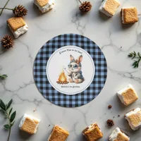 "S'more Fun to Be One!" Bunny Camping 1st Birthday Paper Plates