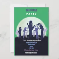 Simple Halloween Party Trick or Treat Invitation