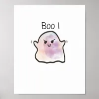 Little Boo Is Cheeky Funny Meme Poster