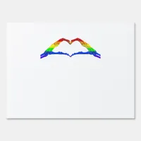 Bone Hands Heart Classic Sign