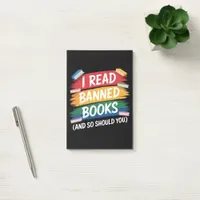 Read Banned Books Librarian Week Post-it Notes