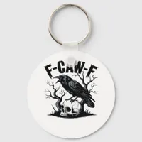 F-Caw-F Essential Minimal Clean Keychain
