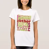 All About Authors Words All Over T-Shirt