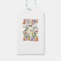 Tis The Season Retro Halloween Party Funny Trendy Gift Tags