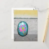 Cute Little Floral Rock Postcard