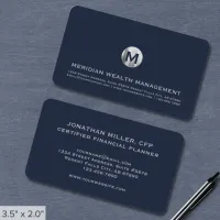 Financial Services Wealth Management Business Card