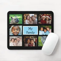Eight Photo Template | Add your Pictures to this  Mouse Pad