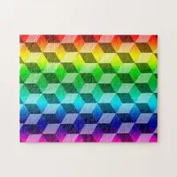 Puzzle - Illusion of Rainbow Blocks