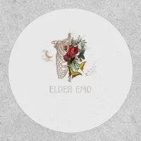 Elder Emo Funny Goth Older Gothic Cottagecore Gobl Patch