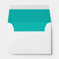 Modern Bright Turquoise Envelope