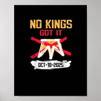 No King Patriotic Freedom No Kings In America Crea Poster