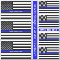 [Thin Blue Line] Back the Blue SVG Vinyl Stickers