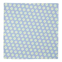 Girly Pastel Yellow Blue Cute Pattern Floral  Duvet Cover