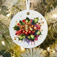 Five Golden Rings | Twelve Days of Christmas Metal Ornament