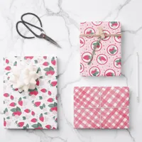 Berry Theme Birthday or Baby Shower Gift Wrap