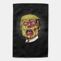 Trumpkin Retro Halloween   Garden Flag