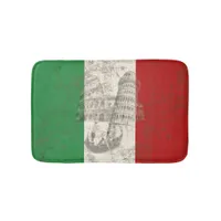 Flag and Symbols of Italy ID157 Bathroom Mat