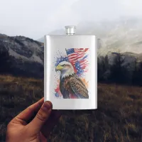 American Pride Eagle Hip Flask