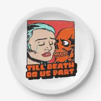 Until Death Do Us Part Classic Design Paper Plates