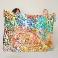 Trendy Modern Abstract Beach themed Blanket