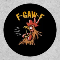 Vintage F-Caw-F Chicken F-Caw-F Funny Chicken Roos Patch