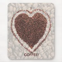 Love Coffee Mouse Pad