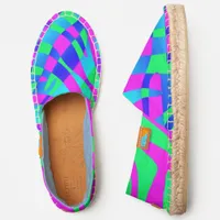Bold Zebra Stripe Abstract Espadrilles