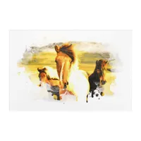 *~* 3 Horses - Mountains AR22 Equine Watercolor Acrylic Print