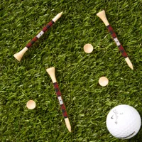 Monogram Rob Roy MacGregor Tartan Red & Black Golf Tees