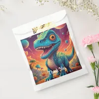 Baby shower dino-mite  favor bag