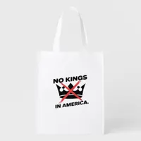 No Kings In America Anti Essential Retro Style Grocery Bag