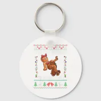 Tis The Season To Be Naughty Christmas  Keychain