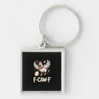 Funny F Caw F Hen Creative Casual Style Keychain