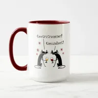 Gewurztraminer Gesundheit White Wine Quote Mug