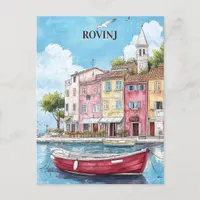 Rovinj Croatia Travel Postcard
