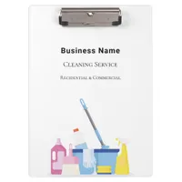 Cleaning service housekeeping business clipboard