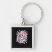 Mushroom Whimsigoth Art Design Classic Keychain