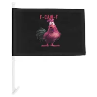 F-Caw-F-Chicken Essential Aesthetic Unique Car Flag
