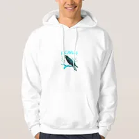 Crow F-Caw-F Funny Bird Retro Hoodie