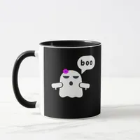 Funny Colorful Boo of Disapproval Girl Mug