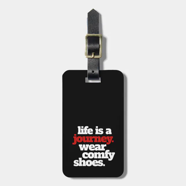 Funny Life is a Journey ... Luggage Tag