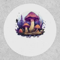 Whimsigoth Mushrooms And Crystals Classic Patch