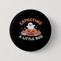 To Be Expecting Little Boo Button