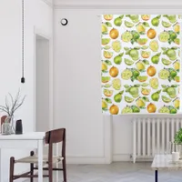 Orange, Lemon and Limes Vintage Blackout Curtains