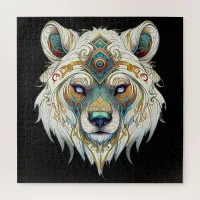 Native American Spiritual Wolf  Jigsaw Puzzle